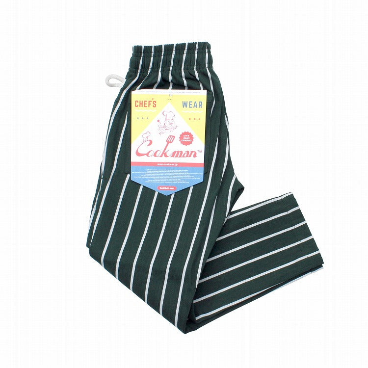 Chef Pants Kids - Stripe : Dark Green