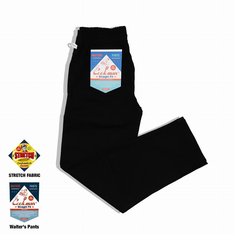 Cookman Waiter's Pants (stretch) - Black