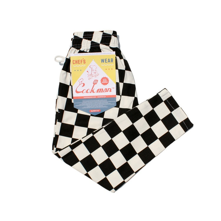 Chef Pants Kids - Checker : Black