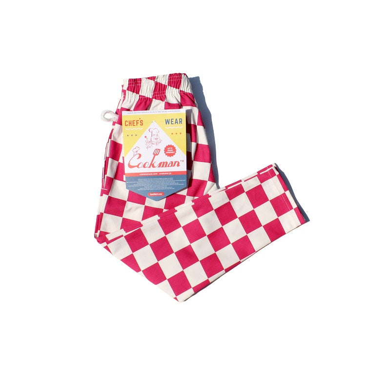 Chef Pants Kids - Checker : Pink