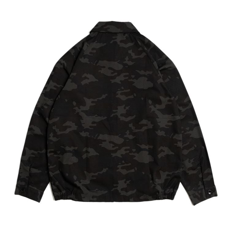 Cookman Delivery Jacket - Ripstop : Camo Black (Woodland)