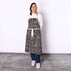 Cookman Long Apron - Paisley : Black