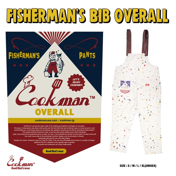 Cookman Fisherman's Bib Overall - Sauce Splash