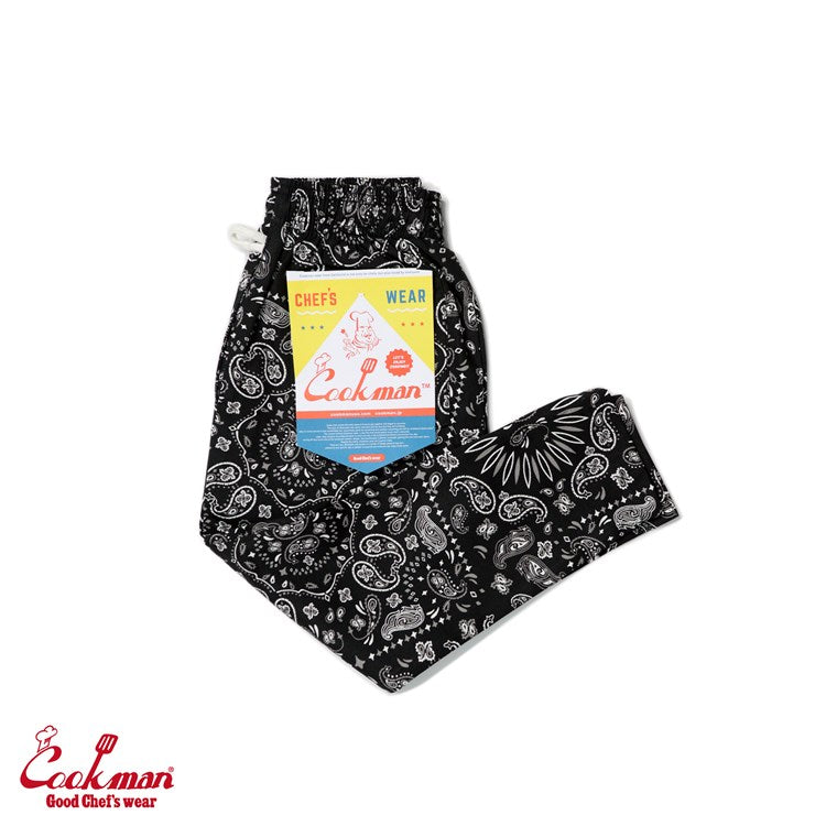 Chef Pants Kids - Paisley : Black