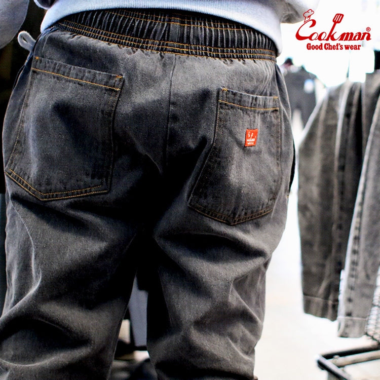 Cookman Chef Pants - Denim : Light Black