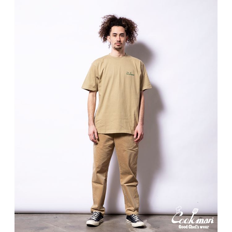 Cookman T-shirts - Kate Dog chef : Beige