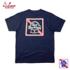 Cookman T-shirts - Pabst Ribbon Checker : Navy