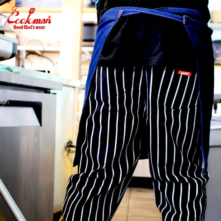 Cookman Chef Pants - Duck Canvas Stripe : Black