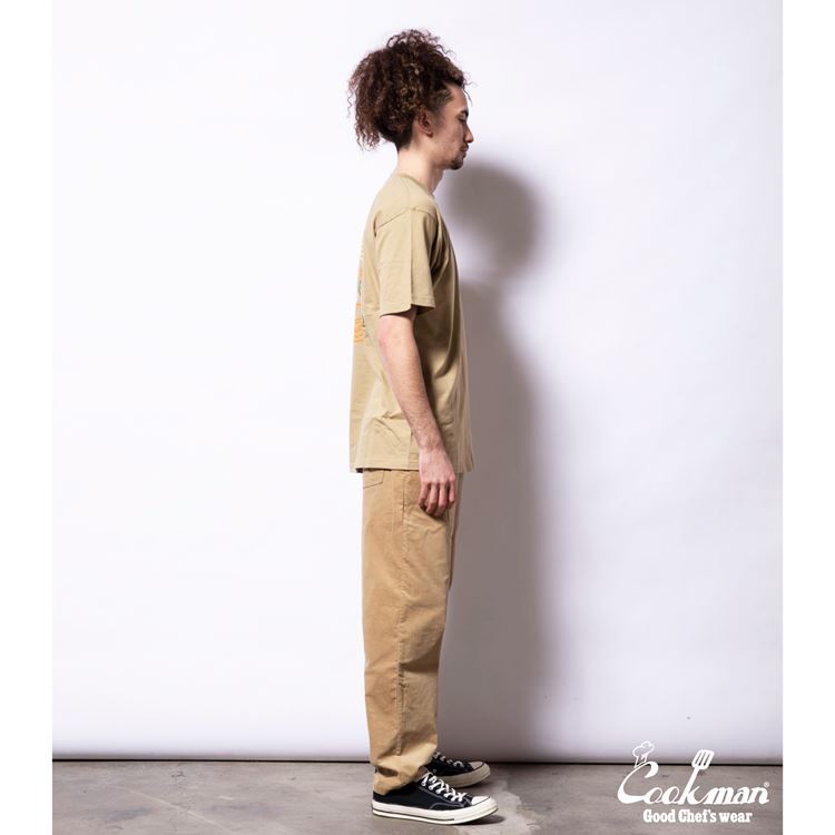 Cookman T-shirts - Kate Dog chef : Beige