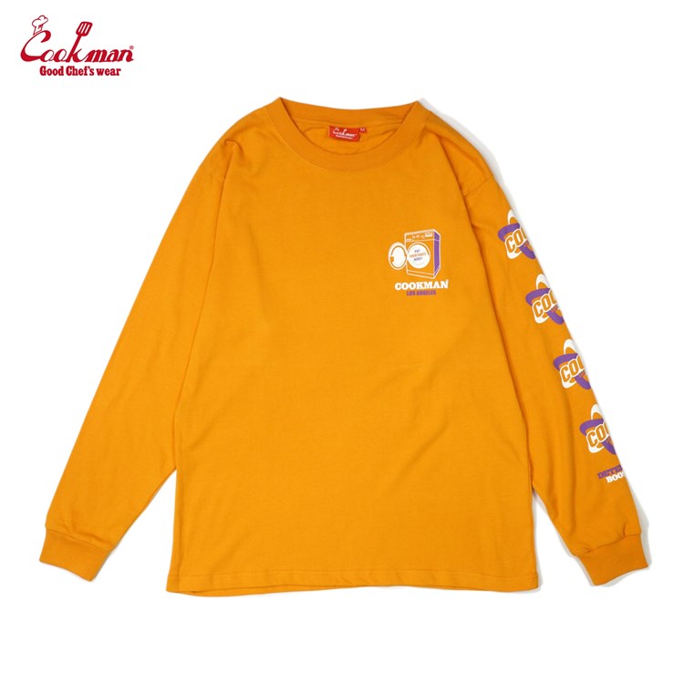 Cookman Long Sleeve T-shirts - Laundry : Orange