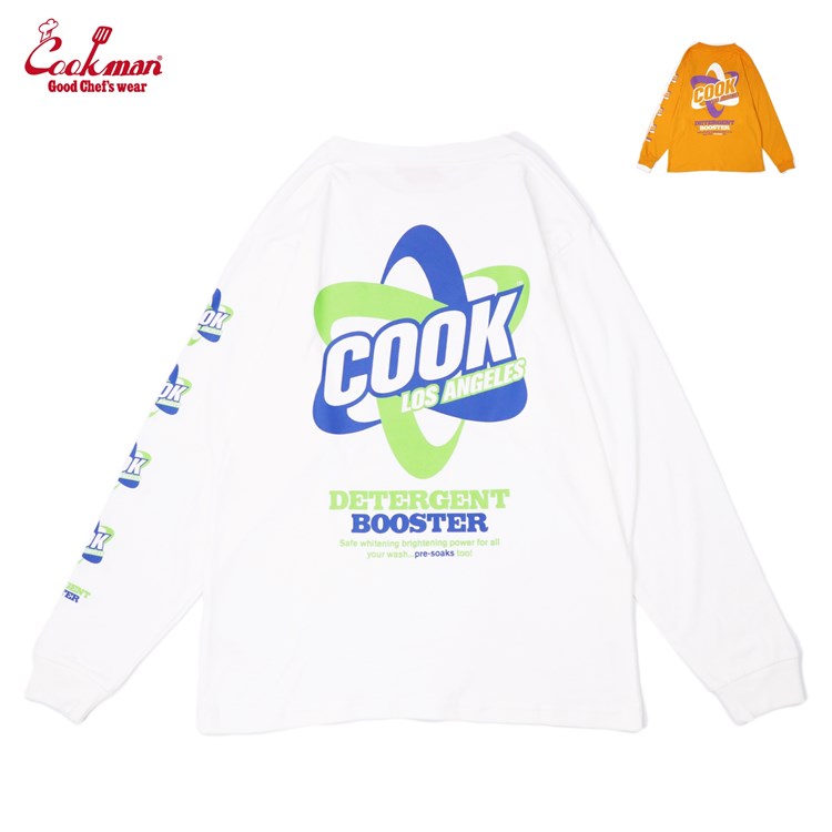 Cookman Long Sleeve T-shirts - Laundry : White