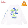 Cookman Long Sleeve T-shirts - Laundry : White