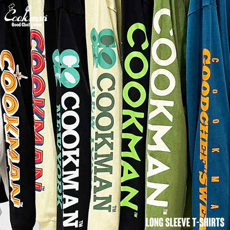 Cookman Long Sleeve T-shirts - Laundry : White