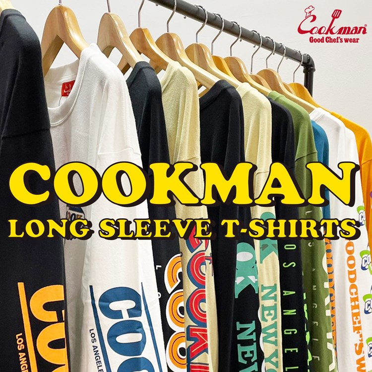 Cookman Long Sleeve T-shirts - Pizza : Green