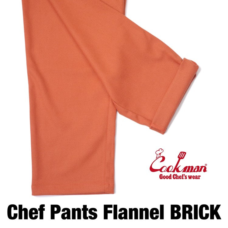 Cookman Chef Pants - Flannel : Brick