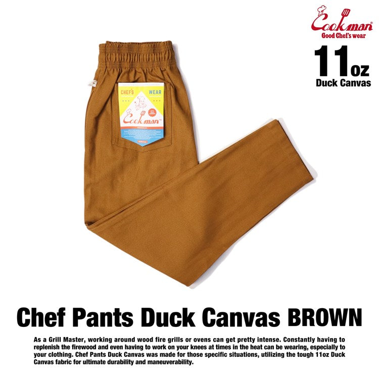 Chef Pants - Duck Canvas : Brown