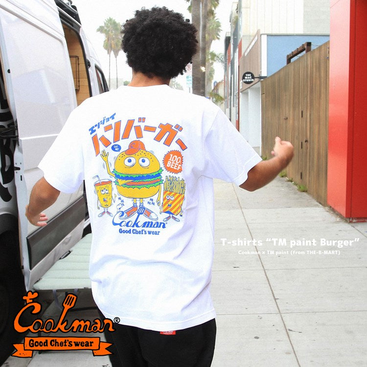 Cookman T-shirts - TM Paint Burger : White