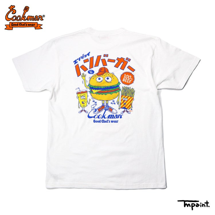 Cookman T-shirts - TM Paint Burger : White