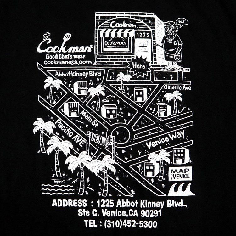 Cookman T-shirts - TM Paint Abbot Kinney : Black