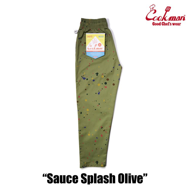 Cookman Chef Pants - Sauce Splash : Olive