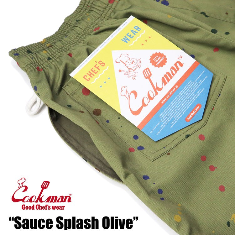 Cookman Chef Pants - Sauce Splash : Olive