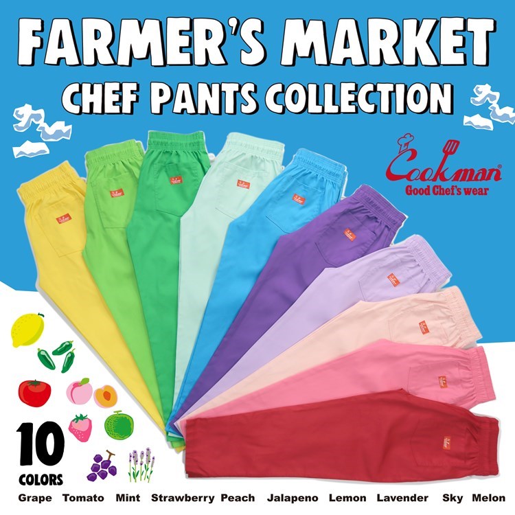 Cookman Chef Pants - Strawberry