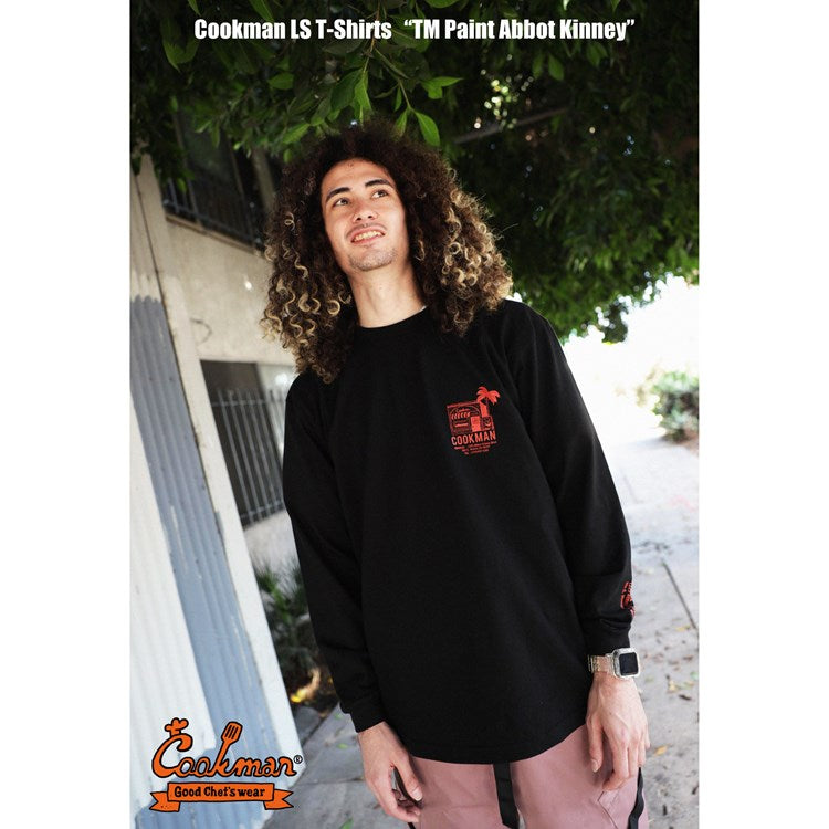 Cookman Long Sleeve T-shirts - TM Paint Abbot Kinney : Black