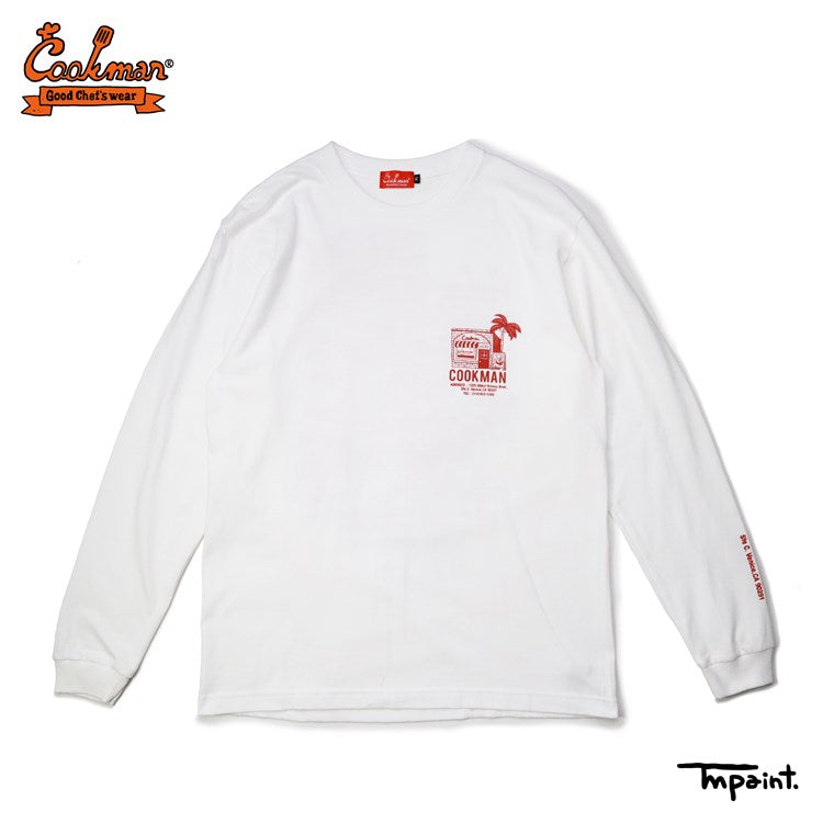 Cookman Long Sleeve T-shirts - TM Paint Abbot Kinney : White