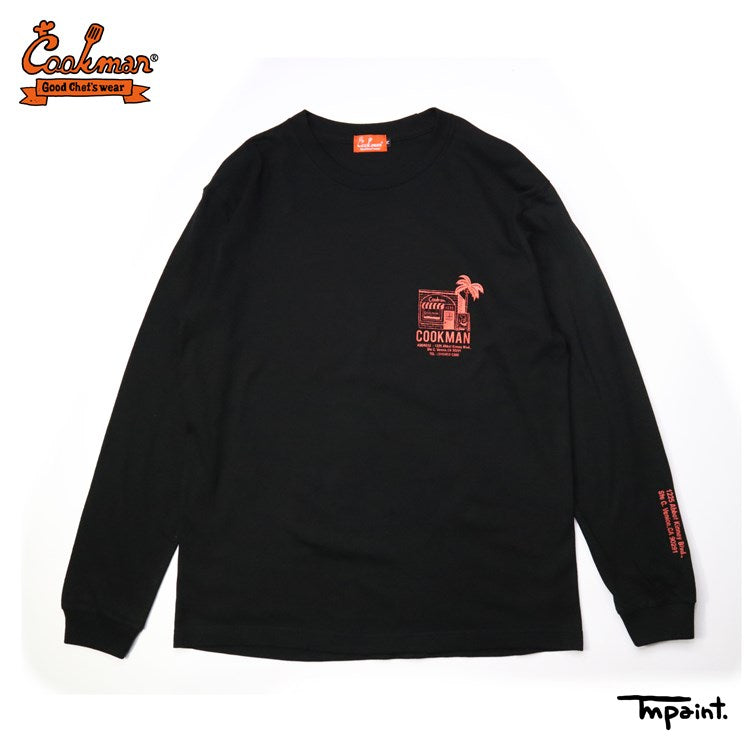 Cookman Long Sleeve T-shirts - TM Paint Abbot Kinney : Black