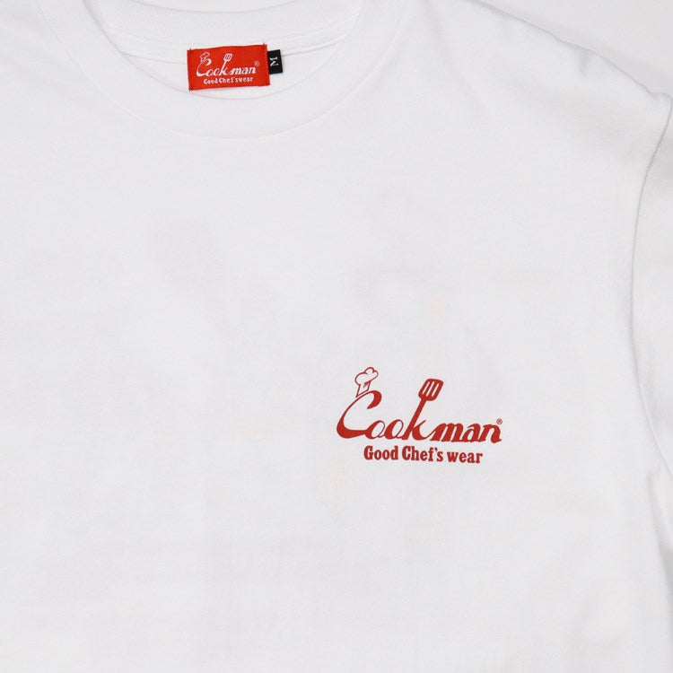 Cookman Long Sleeve T-shirts - TM Paint Enjoy Cookman : White