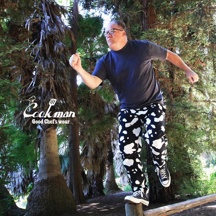 Cookman Chef Pants - Cow : Black