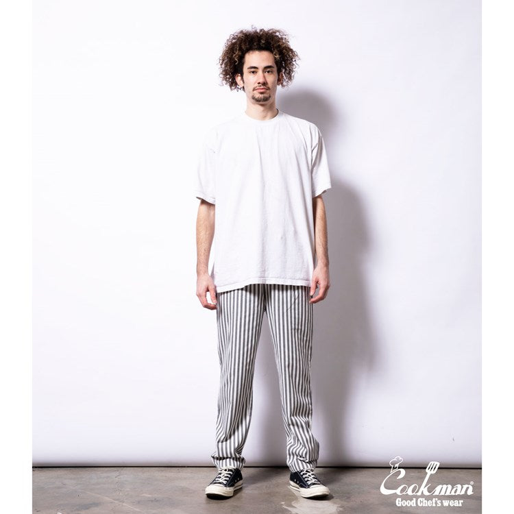 Cookman Chef Pants - Cabana Stripe : Gray