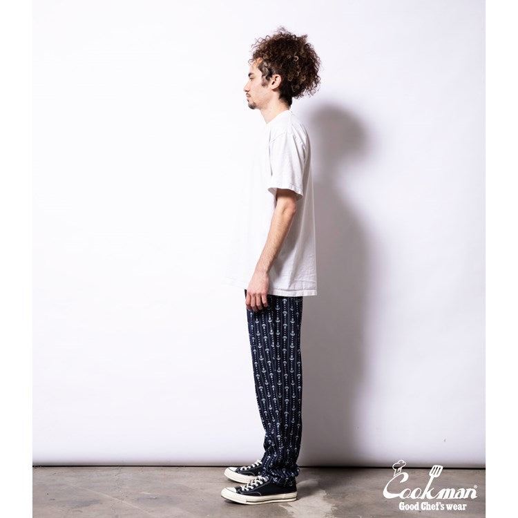 Cookman Chef Pants - Anchor Stripe Denim