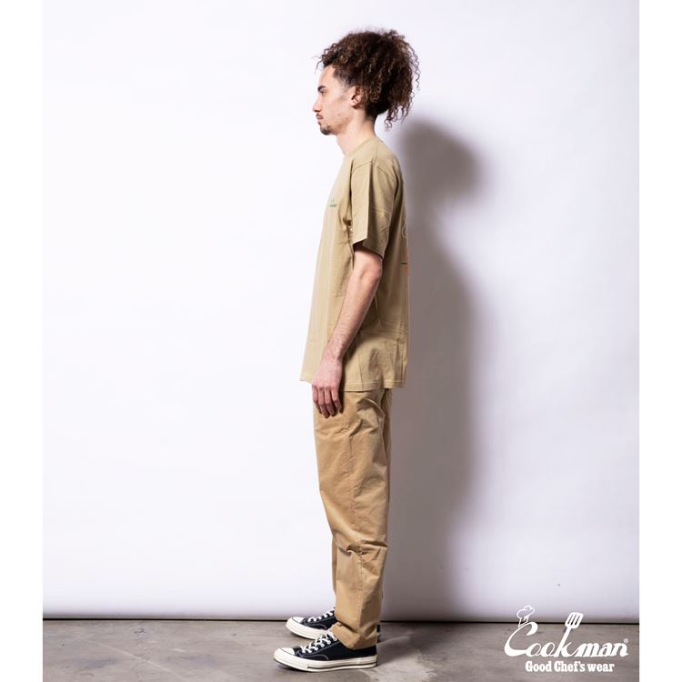 Cookman T-shirts - Kate Dog chef : Beige