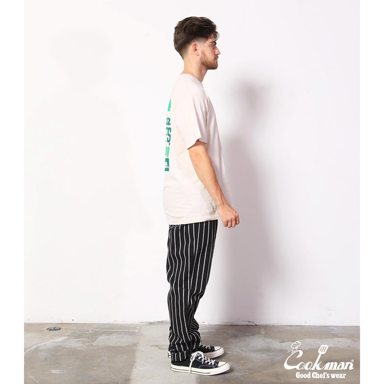 Cookman Chef Pants - Duck Canvas Stripe : Black