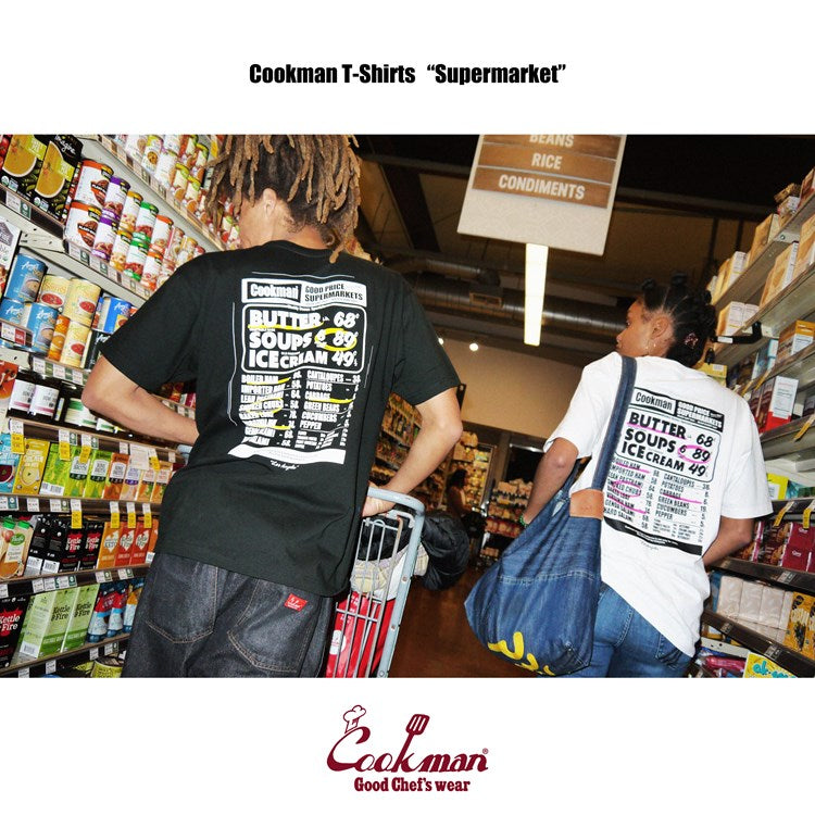 Cookman T-shirts - Supermarket : White