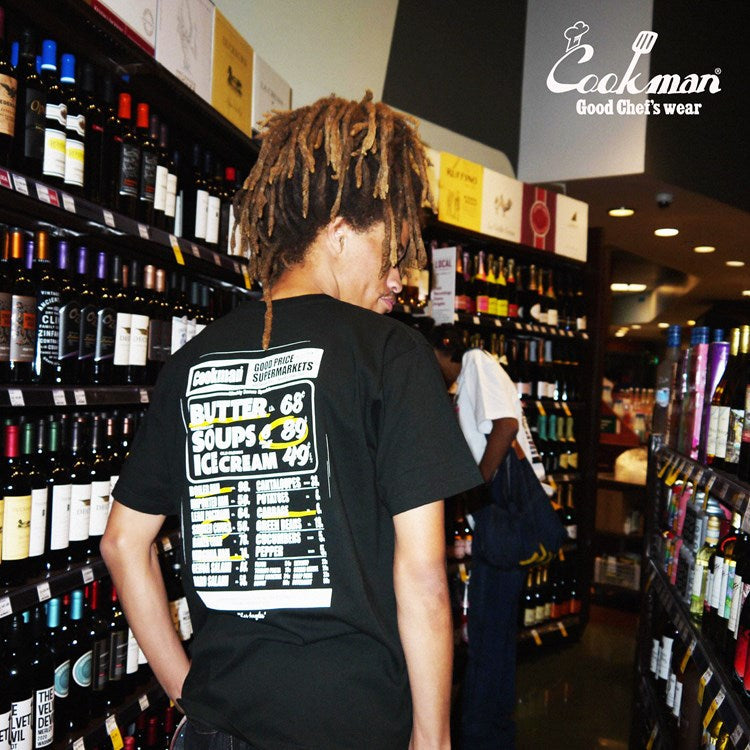 Cookman T-shirts - Supermarket : Black