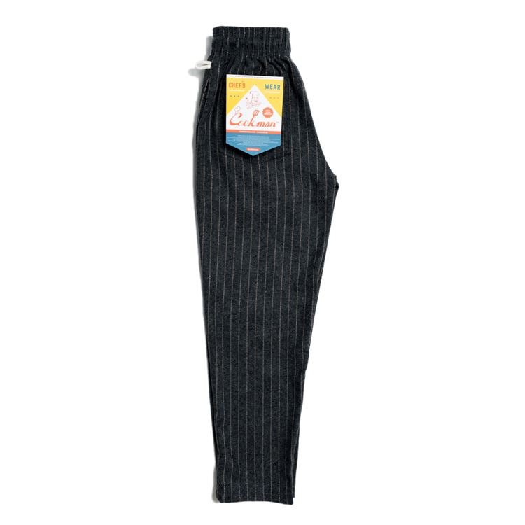 Cookman Chef Pants - Wool Mix Stripe : Gray