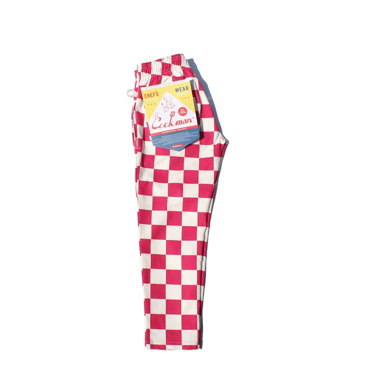 Chef Pants Kids - Checker : Pink