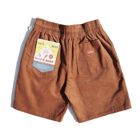 Chef Short Pants - Corduroy : Brown