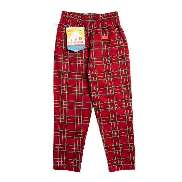 Cookman Chef Pants - Tartan Red