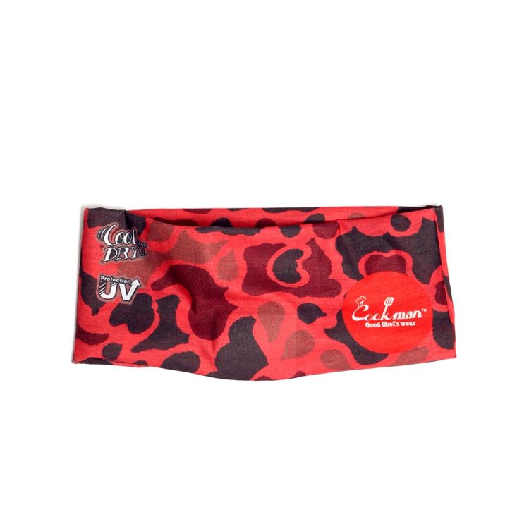 Cookman Chef's Scarf - Camo Red (Duck Hunter)