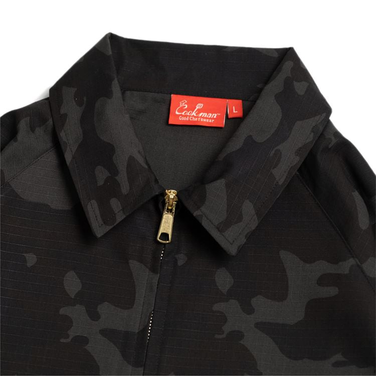 Cookman Delivery Jacket - Ripstop : Camo Black (Woodland)