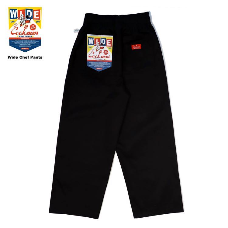 Cookman Wide Chef Pants - Black