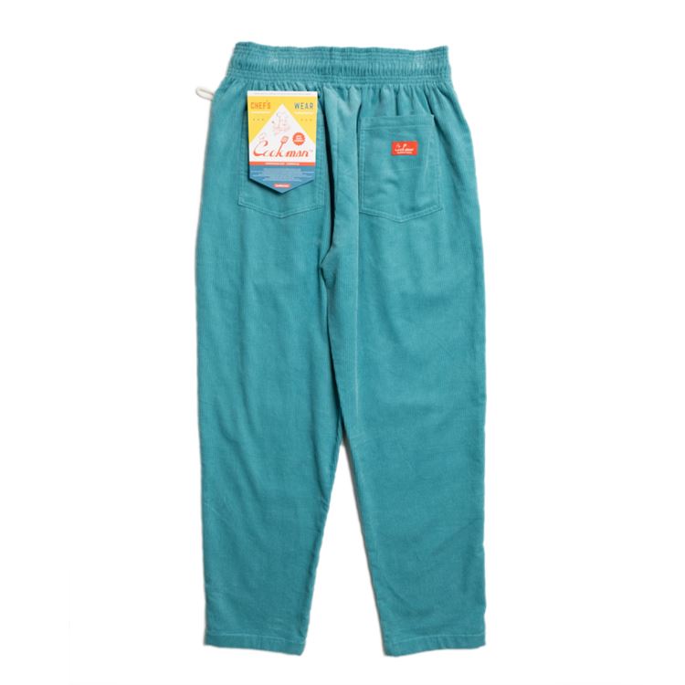 Cookman Chef Pants - Corduroy : Turquoise Blue