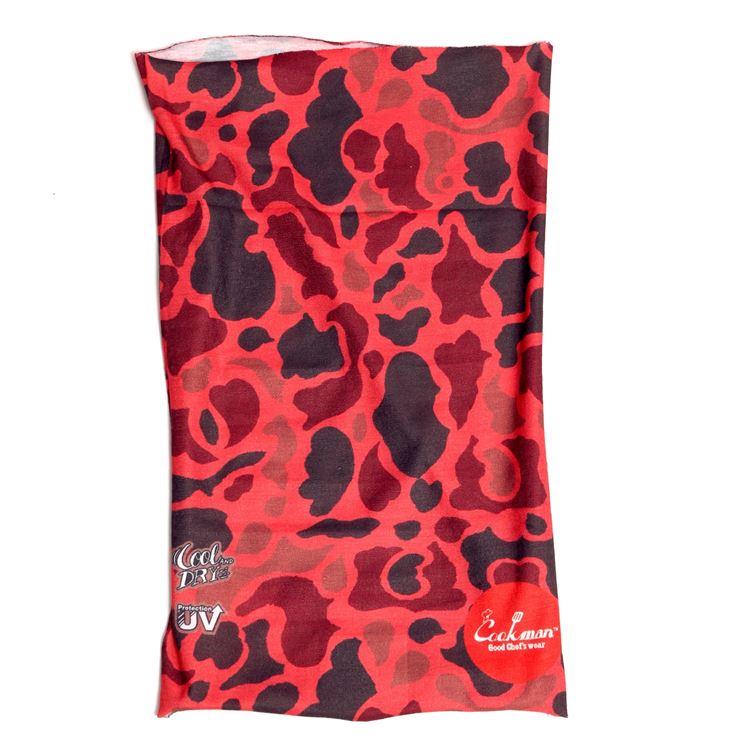 Cookman Chef's Scarf - Camo Red (Duck Hunter)