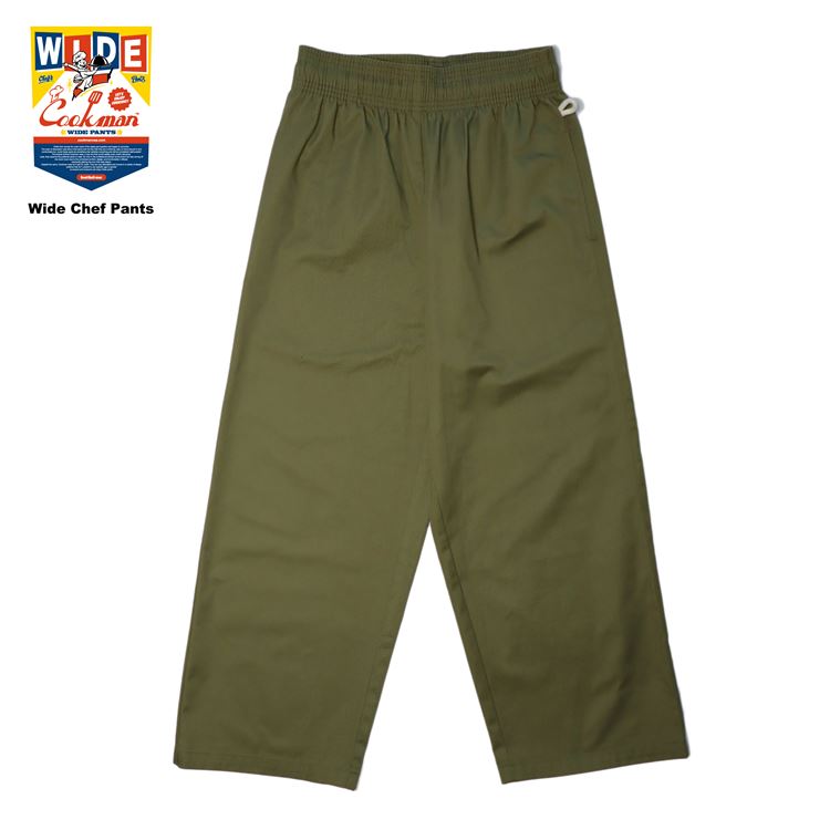 Cookman Wide Chef Pants - Olive