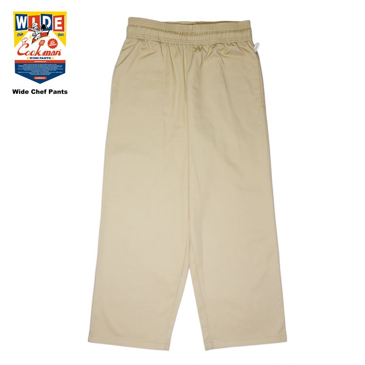 Cookman Wide Chef Pants - Sand