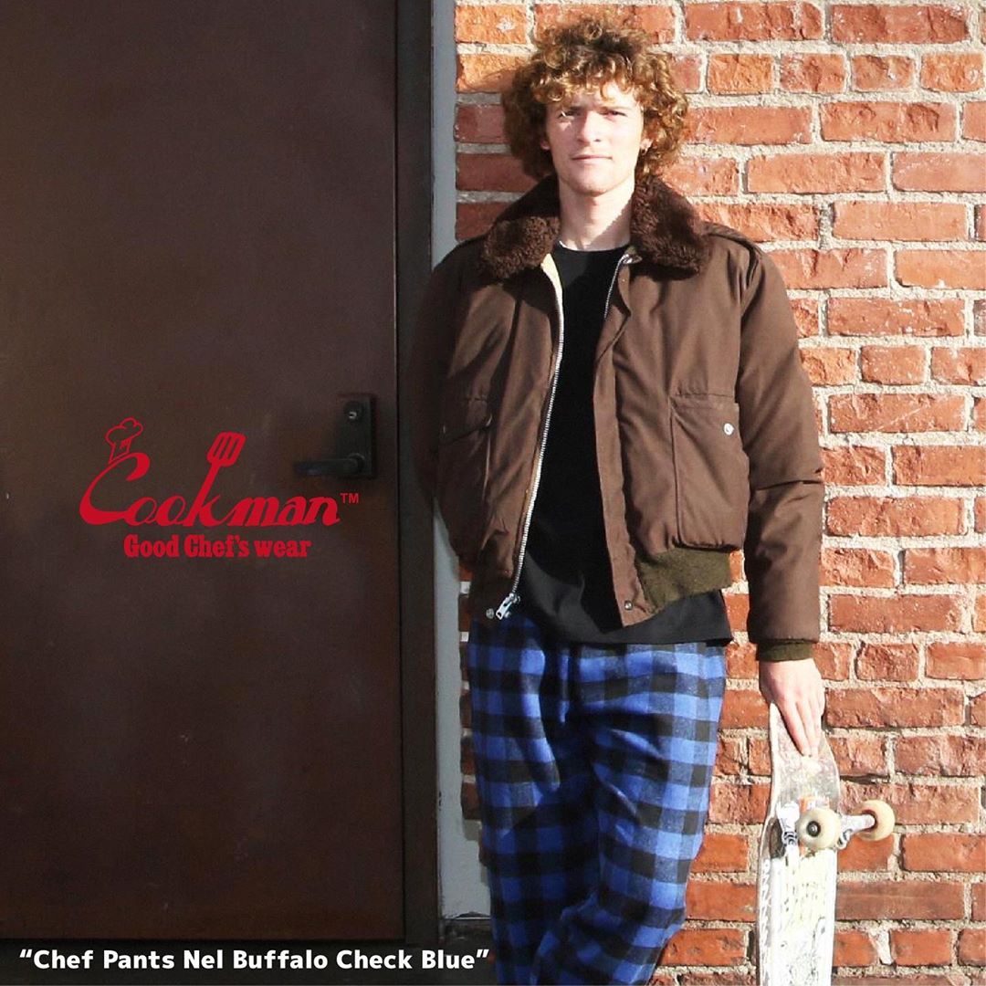 Cookman Chef Pants - Nel Buffalo Plaid : Blue