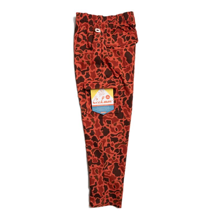 Cookman Chef Pants Cargo - Ripstop : Camo Red (Duck Hunter)